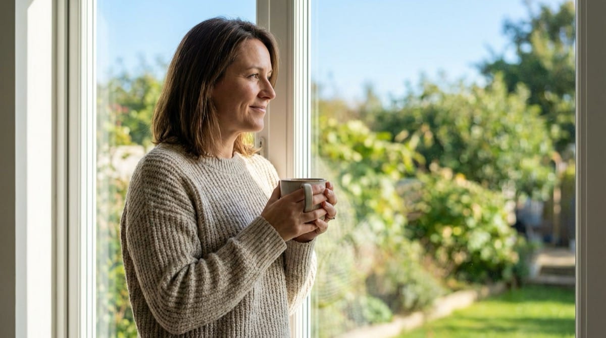 Person beginnt nach Trennung neu mit Online-Dating