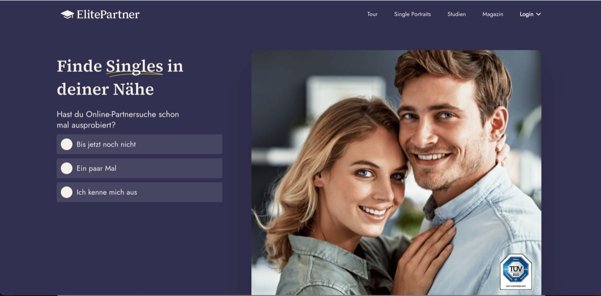 ElitePartner Startseite
