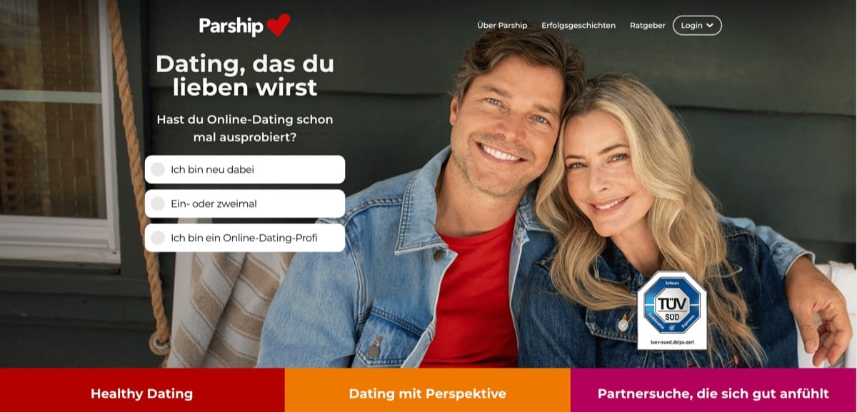 Parship Startseite
